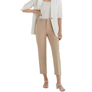 NWT Club Monaco Matie Cropped Trouser Pant size 8 in Tan